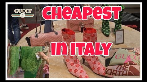 gucci prices in italy